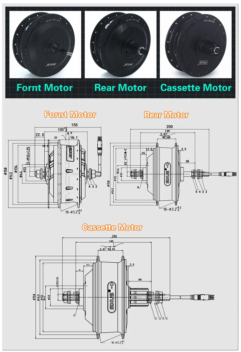 Top 350W 500W Electric Motor Wheel 48V electric bike ebike Conversion Kit 36V Electric Bicycle bike Kit MXUS 15F 15R 15C Hub Motor 7 Top 350W 500W Electric Motor Wheel 48V electric bike ebike Conversion Kit 36V Electric Bicycle bike Kit MXUS 15F 15R 15C Hub Motor 7