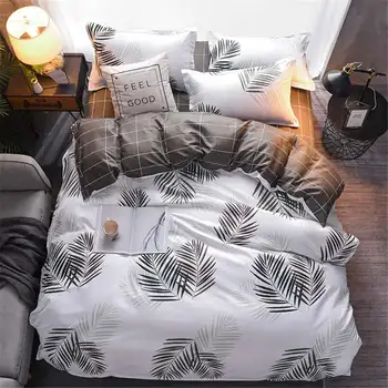 

Wholesale Comforter Cover Set 4pcs with Pillowcase Bed Cover Set Twin Full Queen Size for Home Textile of Bedding sets 2019 Hot