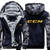 CCM Hoodies Camouflage sleeve Pullover Winter Jacket CCM Logo Sweatshirts Long Sleeve Coat 3