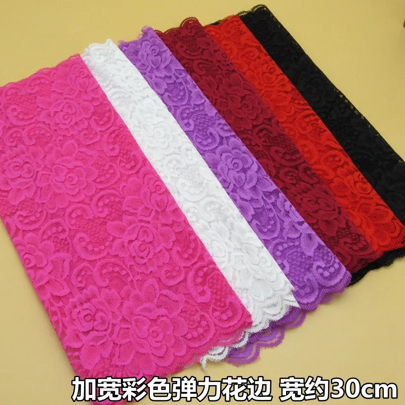 

30cm width Color lace dress neckline skirt hem clothing accessories materials