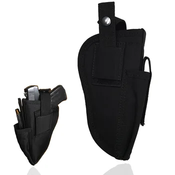 

Tactical Pistol Holster Glock Revolver Pouch Military Hunting Airsoft Belt Nylon Quick Gun Pouch