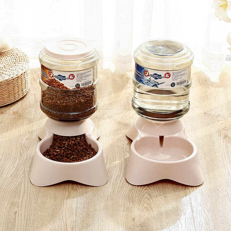 

New Pet Automatic Feeder Dog Cat Drinking Bowl For Dog Water Drinking Cat Feeding Large Capacity Dispenser Pet Cat Dog