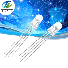 100 шт. 5 мм RGB светодиодный общий катод трехцветные излучающие диоды f5 RGB рассеянные