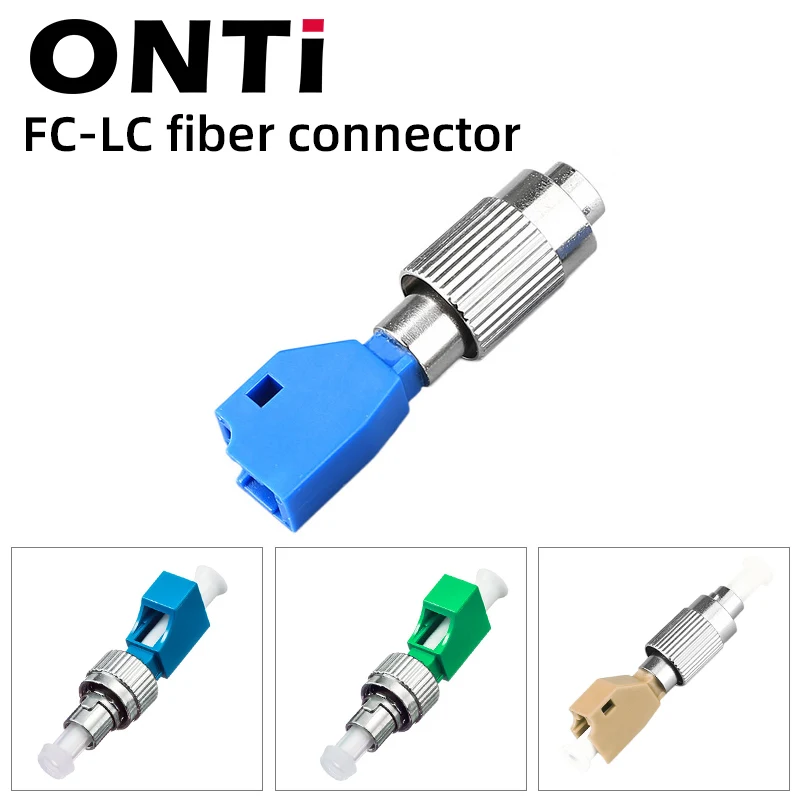 ONTi 2 шт. LC Женский к FC мужской LC-FC UPC/APC SM 9/125 Hybird волоконно-оптический разъем адаптера LC-FC мм Муфта