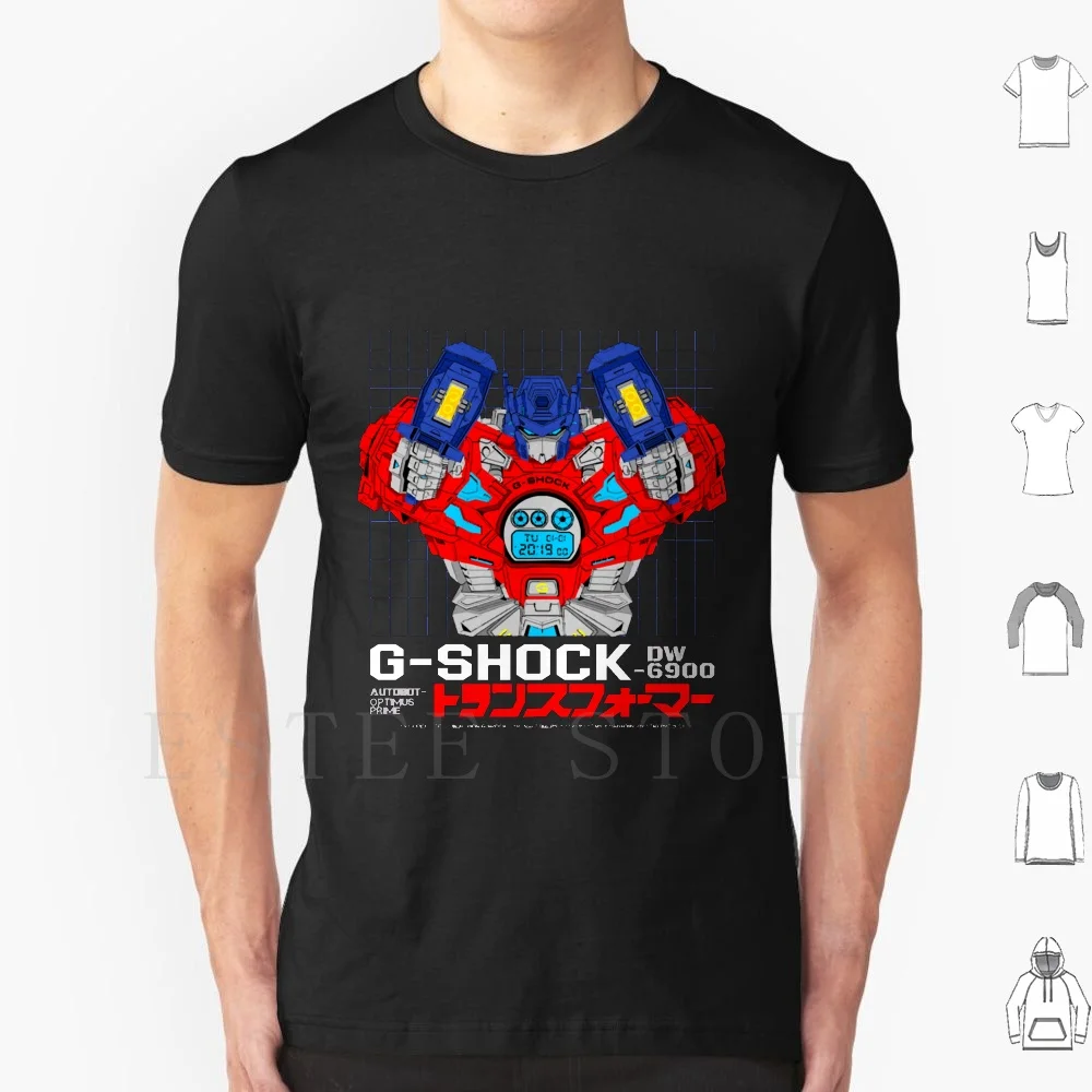 X T Shirt Print Cotton Autobots Cybertron Decepticons G Shock Hypebeast Robot Streetwear G Shock Frogman