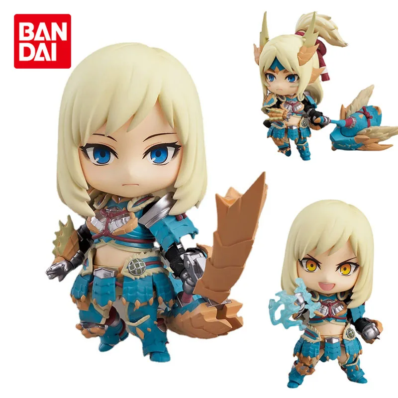 GSC Genuine Q Version Nendoroid 1407 Monster Hunter Female Zinogre Joints Movable Anime Action Figure Toys for Kids Gift | Игрушки и