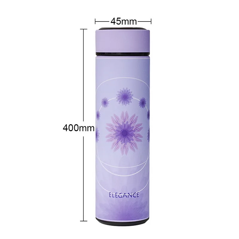 480ml Creative Insulated Water Cup Portable Stainless Steel Vacuum Flask Insulated Thermo Cup Thermos Cup - Цвет: D