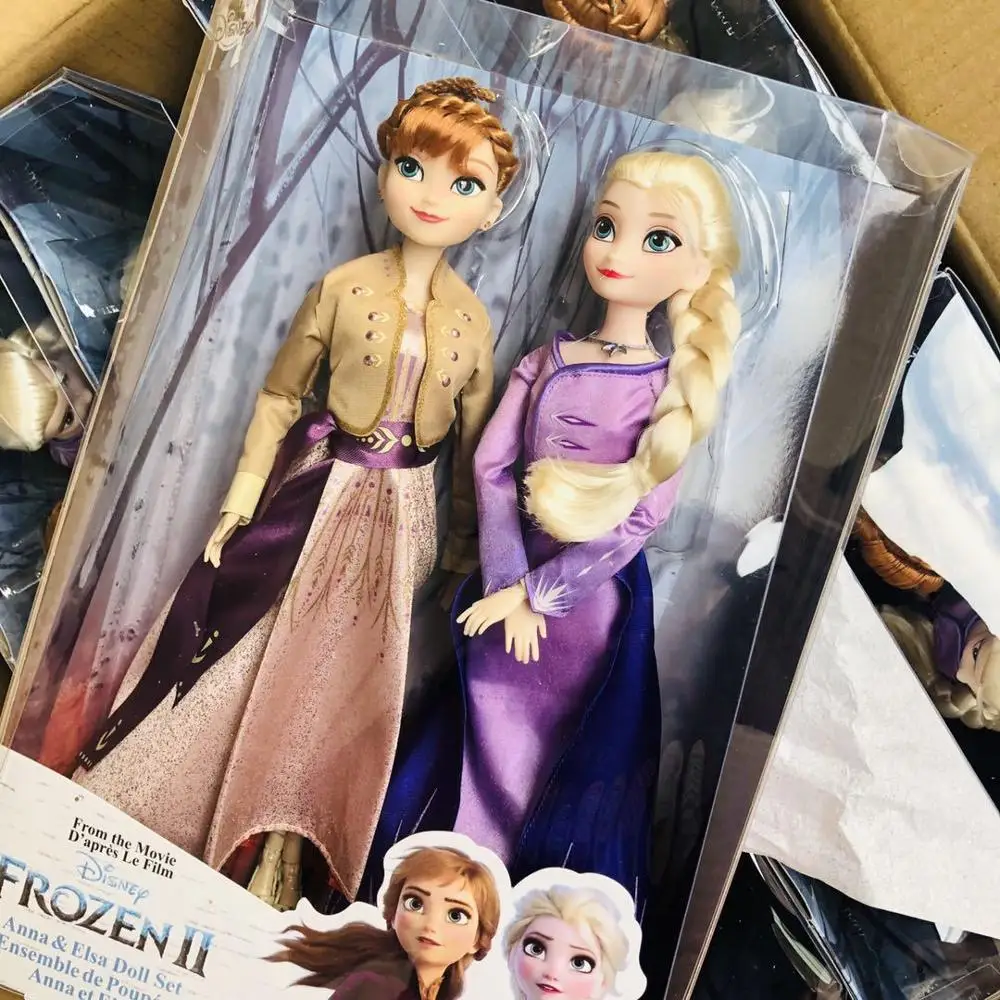 Игрушки Disney холодное сердце 2 Эльза Анна фигурка куклы-принцессы игрушки с
