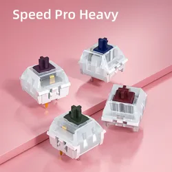 Caixa de kailh pro interruptor pesado teclado mecânico clicky linear tátil personalizado interruptores mx 3pin 70g smd kailh velocidade pro eixo pesado