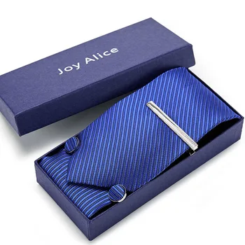 

3.14inch(8 Cm) Wide Plaid Classic Mens Neckties Wedding Fashion Party Man Tie, Handkerchief, Pin and Cufflinks Gift Box Packing