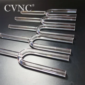 

CVNC 20mm set of 7PCS note C D E F G A B Clear Quartz Crystal Singing Tuning Fork