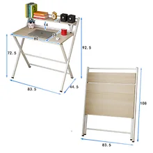 Компьютерный стол, простой складной стол, установка, домашний стол для ПК, небольшой стол, современный мобильный ленивый стол