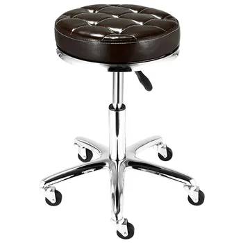 

Bar Manicure Chair Manufacturer Barber Shop Hairdressing Chair Rolling Stand Chairs Bar Cafe Tattoo Face Massage Salon Furniture