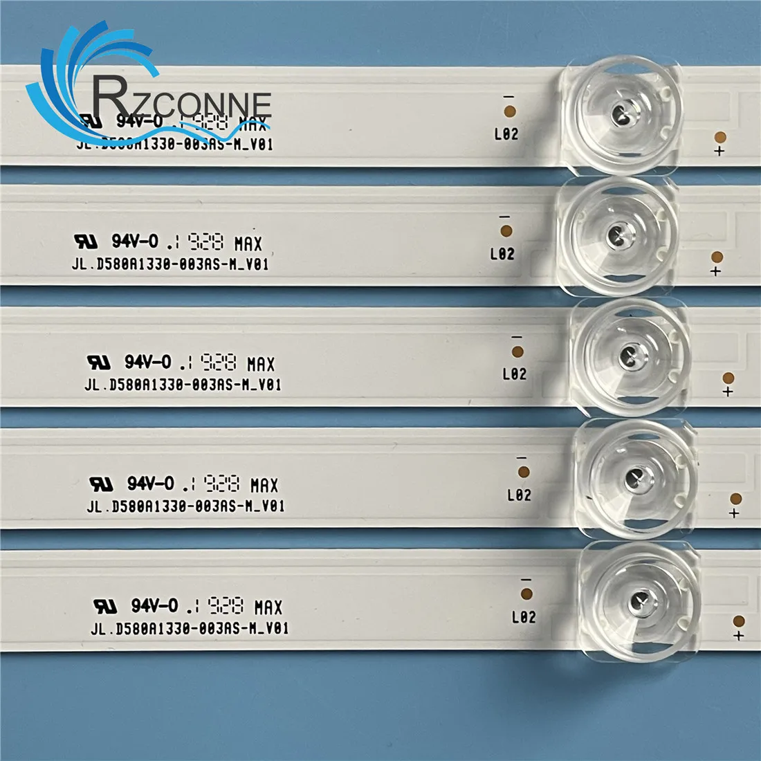 Tira de Luz de Fundo Leds para Hisense H58e3a Hz58a55 Hd580s1u91 - s1 Led 10 58 tv Jl.d580a1330-003as-m_v01 - Imagem 2