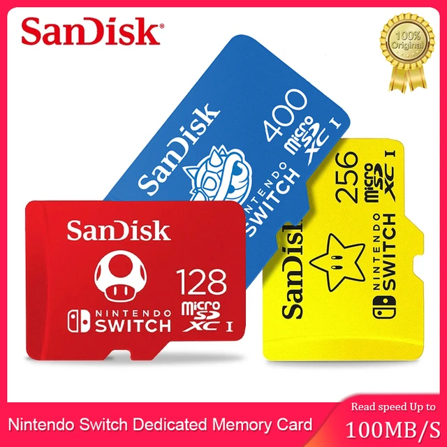 Yeni SanDisk 256GB 128GB Micro SD kart U3 400GB Flash kart hafıza kartı 4K  Ultra HD TF kart için orijinal Nintendo anahtarı - AliExpress