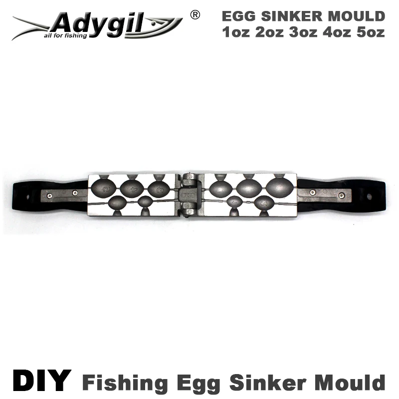 Adygil 32 pcs Fishing Pyramid Sinker Mold Kits 1oz Kuwait