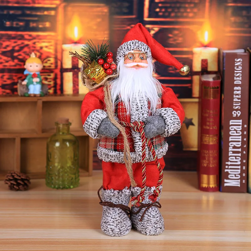 Christmas Decorations Mistle Toes Santa Red Noel Figurine XMAS  VI0118 Left 