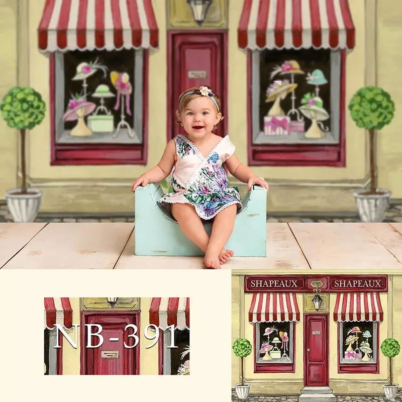 Фон для фотосъемки новорожденного ребенка на заказ для детской вечеринки в честь Дня Рождения - Color: Wine Red