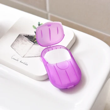 

20 Boxes Soap Flakes (20pcs/Box) Travel Portable Foaming Washing Hand Paper