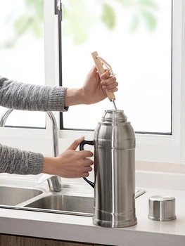 

Long wooden handle household kettle cup brush cleaning brush kitchen brush thermos cup long-handled cup brush