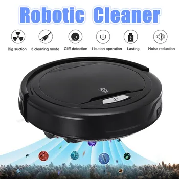 

3 Mode Multifunctional Robot Vacuum Cleaner Auto Rechargeable Smart Sweeping Robot Dry Wet Sweeping Vacuum Cleaner Home 1000pa