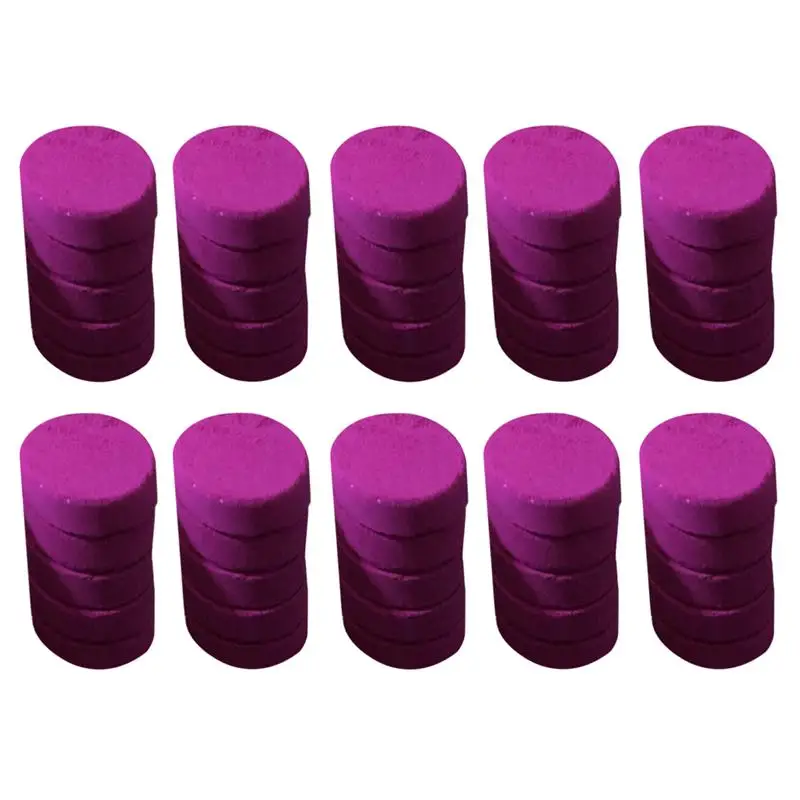 10Pcs Creative Colorful Smoke Pills Portable Smoke Cake Smoke Effect Show Round Bomb Stage Photography Props Aid Toy (Blue) miniature duck figurines Figurines & Miniatures