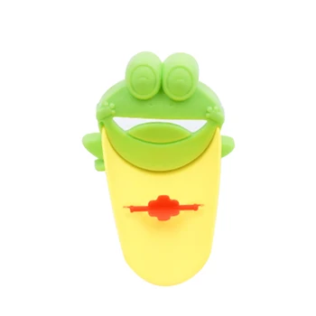 

Frog Faucet Extender Sink Handle Extension Toddler Kid Children Hand Wash Tools Water Trough Kitchen faucet Accessorise TOB