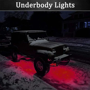 

9-LED Rock Lights For JEEP Offroad ATV Truck Bed Under Body Fog IP67 6Pcs