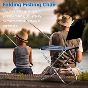 

Travel Ultralight Folding Chair Superhard High Load Outdoor Camping Chair Portable Beach Hiking Picnic Seat Fishing Tools Chair