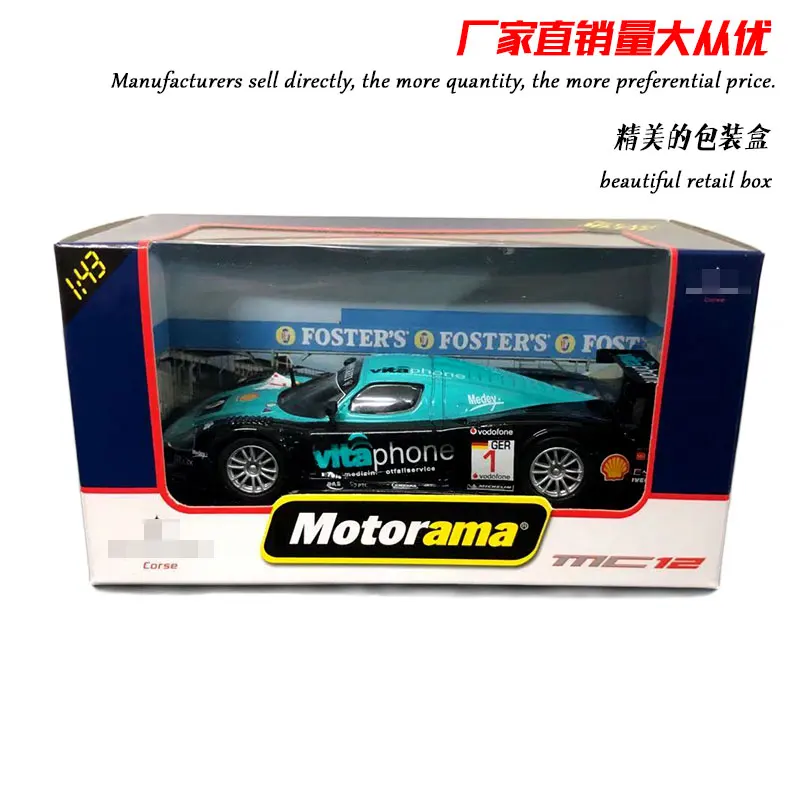 Модель гоночного автомобиля в масштабе 1/43, игрушки № 1 MC12, литая под давлением металлическая модель автомобиля, игрушка для коллекции, подарка, детей, украшения - Цвет: NO.1 racing car