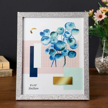 

Photo frame plastic 20x25 cm "Sparkles silver" 27.2x22.2x1.2 cm 4442011