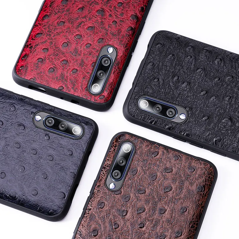 Чехол для телефона для Xiaomi mi 8 9 se 9T A1 A2 A3 lite mi x 2s 3 s Max 3 страуса Текстура крышки для Red mi Примечание 5 6 6a 7 7a Pro Чехол