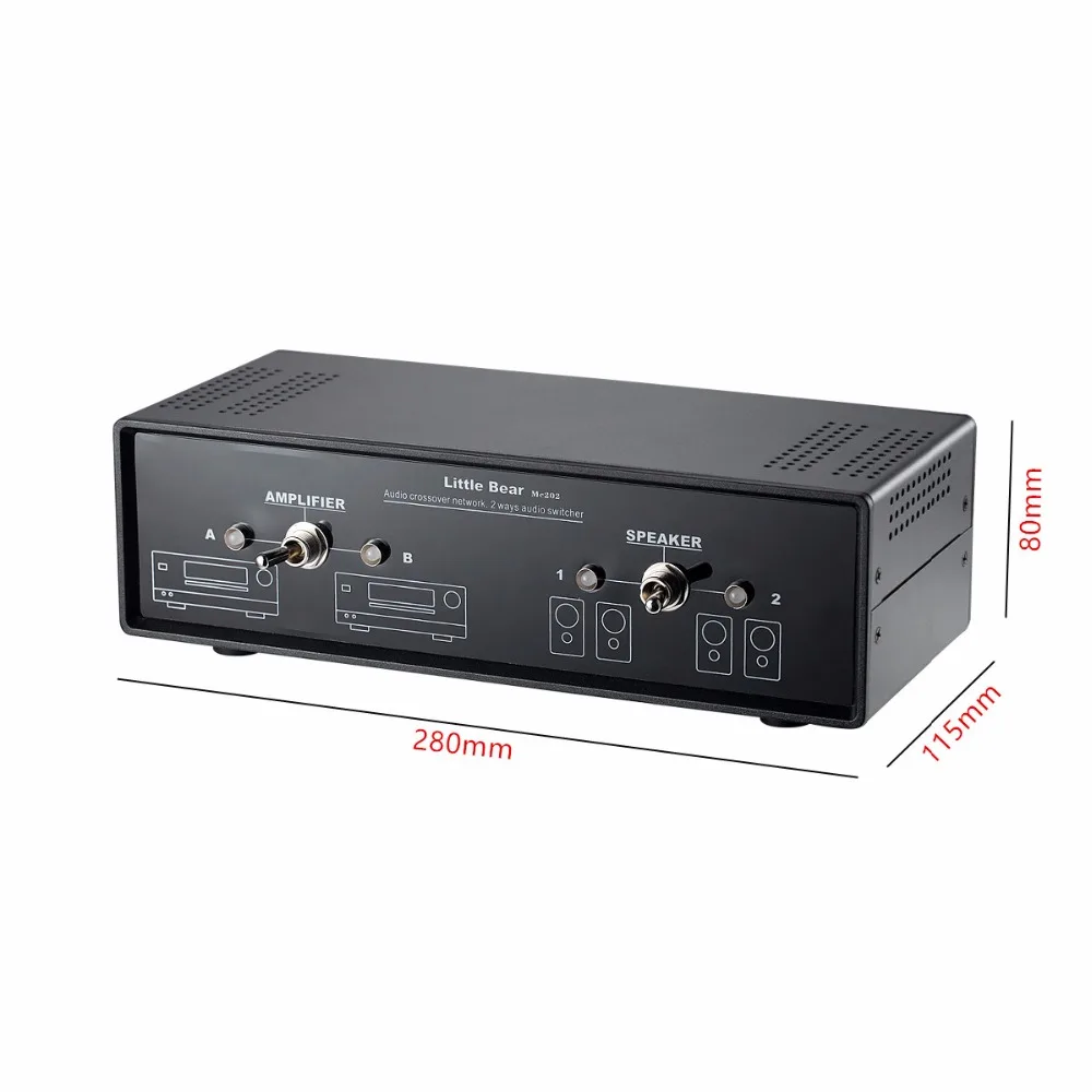 Nobsound Audio Comparator Crossover Jaringan Stereo 2 Way Amplifier Speaker Switcher Pasif Selector Crossover Network Speaker Switcheramplifier Stereo Aliexpress