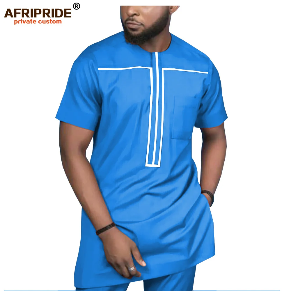 African Clothing for Men Tracksuit Dashiki Shirts and Print Pants Traditional Set Outfits Wear Sweatsuit AFRIPRIDE A1916051 - Цвет: 13-11