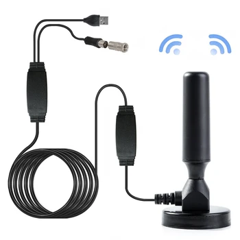 

SOONHUA TV Antenna High Gain Digital Antenna 28dBi With Dual Amplifier Indoor TV Antennas 75Ohm 5V 80km