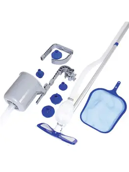 

Swimming Pool Cleaning Net Brush Head Surface Skimmer Set Wall Mount Swimming Pool Filter Vacuum Cleaner Pool Clean Tool