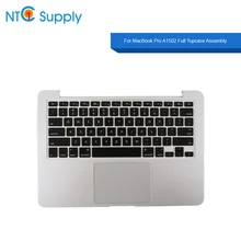 NTC Supply Full Topcase Assembly For MacBook Pro 13.3 inch A1502 Topcase+Keyboard+Touchpad+Battery 2013-2015 Year
