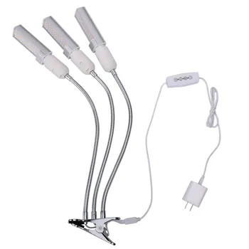 

60W 5V Dimmable 3-head Flat Clip Corn Plant Light Full Spectrum Warm For Vegetable Seedling Plant Lighting Growing Phyto Lamp
