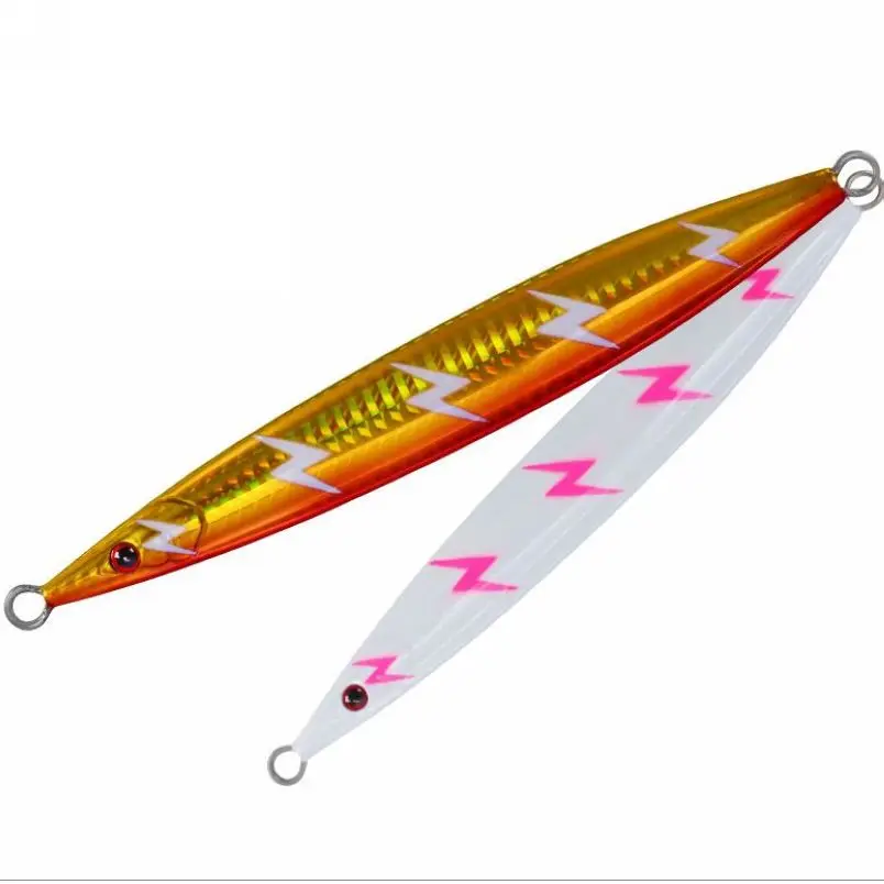 TSURINOYA 2PCS  SLOW JIG M&F 110g 130g 165g 200g Saltwater Hard Fishing Lure 6 Colors Metal Baits For Sea Fishing