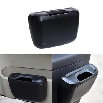 

1pcs Universal Car Garbage Can Door Hanging Trash Bin Storage Box Dust Automobile Storage Box Garbage Accessories Car Case G9Z6