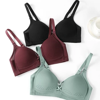 

Sexy Deep U Cup Bras For Women Seamless Bra Wire Free Lingerie Bralette Backless Plunge Intimates Breathing Underwear #F