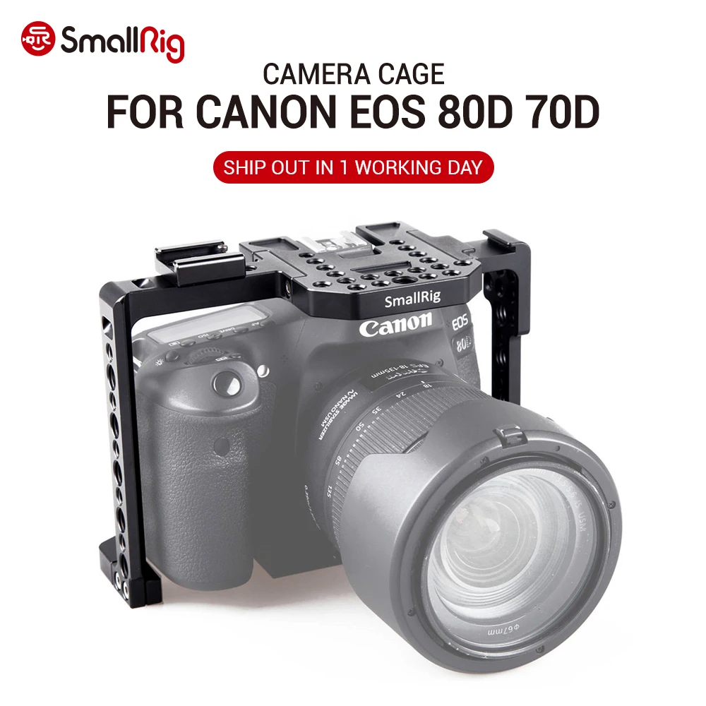 Клетка SmallRig 80D для камеры Canon EOS 70D клетка 1789|Клетки камер| |