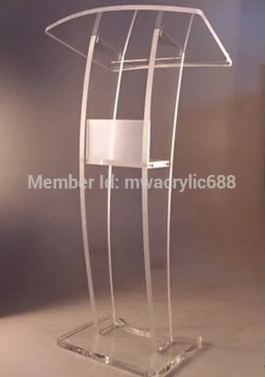 Free Shipping High Quality Soundness Modern Design Cheap Clear Acrylic Lectern | Мебель