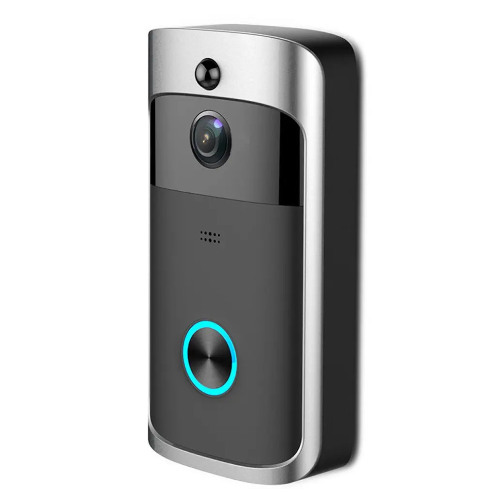 Видео дверной звонок умный беспроводной WiFi охранный звонок на двери домофон телефон Фото Видео домашняя Безопасность приемник умный WiFi
