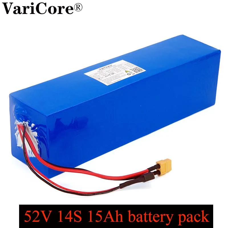 VariCore e-bike battery 52v 15ah 18650 li-ion pack bike conversion kit bafang 1000w+BMS High power protection | Спорт и развлечения
