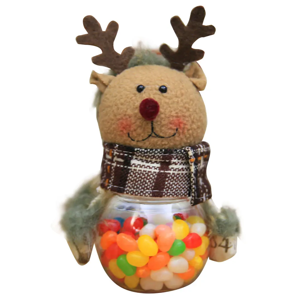 Christmas Candy Box Santa Claus Snowman Bear Style Case Supplies Creative