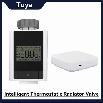 

Tuya ZigBee 3.0 Smart Thermostat Heater TRV Thermostatic Radiator Valve Voice Control Work With Alexa Google Home Smart Home NEW