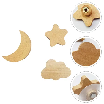 

3PCS Solid Wood Hooks Coat and Hat Hanger for Store Hotel Dorm