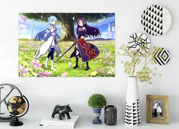 

[Self-Adhesive] 3D Sword Art Online 682 Japan Anime Wall Stickers Mural Decal Wall Murals AJ WALLPAPER Belly