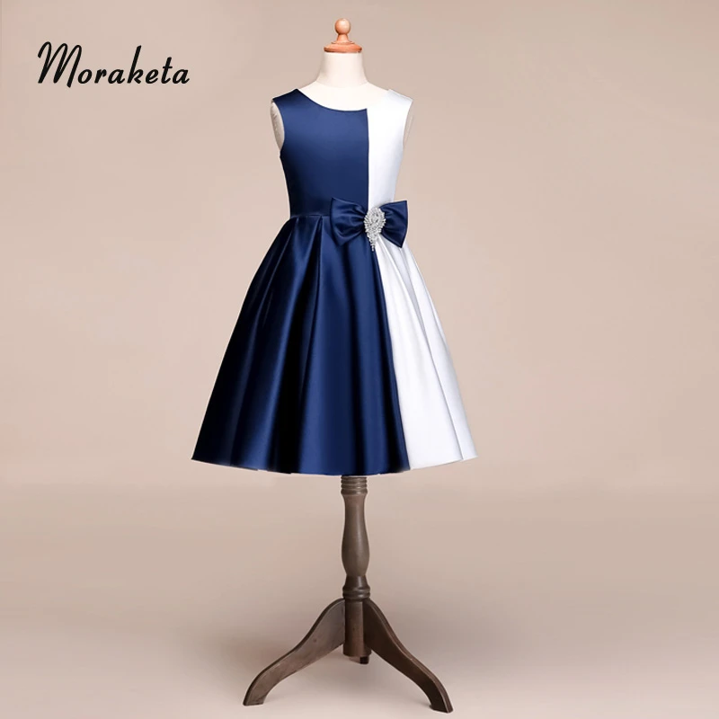 tea length junior bridesmaid dresses